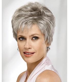 Best Grey Wigs For Older Women, Older Women Wigs - Favohair.com